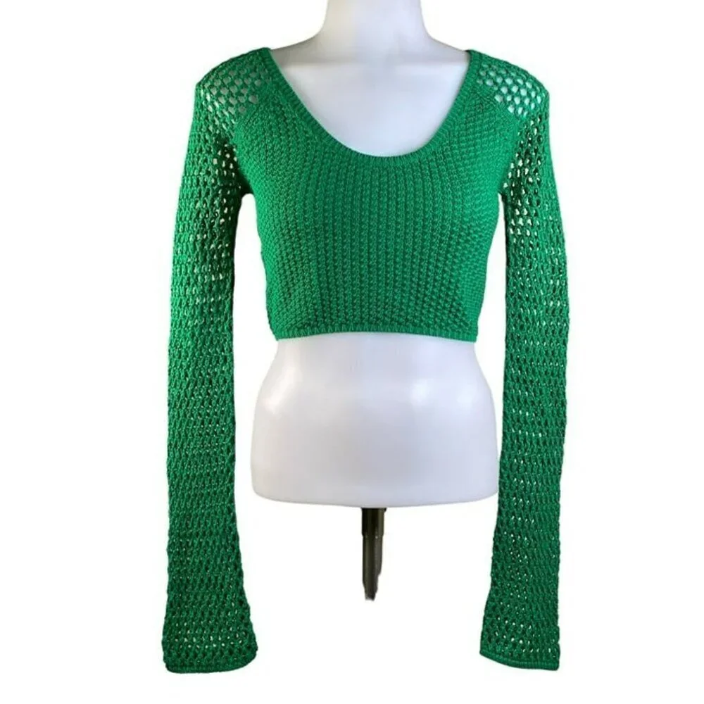 NBD Verona Crotchet Top Sample - Green